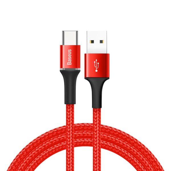 Baseus USB/USB-C кабел с подсветка 1 метър