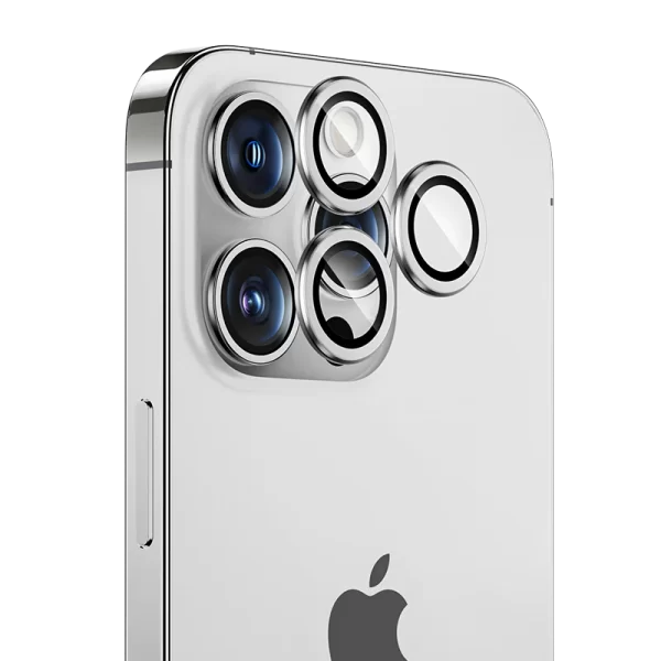 silver протектор за камера iphone
