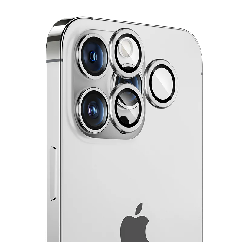 silver протектор за камера iphone