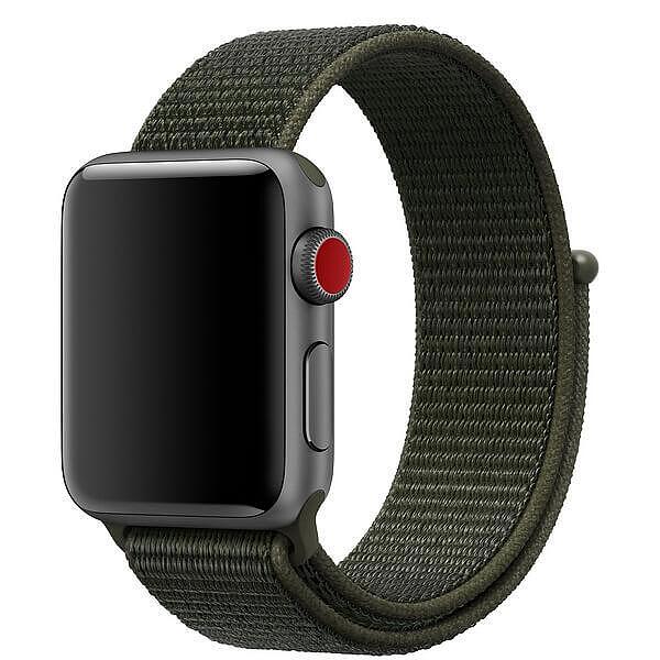 Cargo Khaki текстилна каишка за Apple Watch