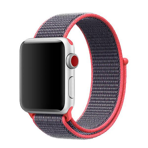Electric Pink текстилна каишка за Apple Watch