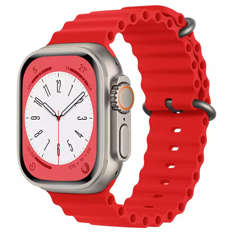ocean-silikonova-kaishka-za-apple-watchh-red