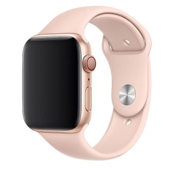 bledo rozova pink sand silikonova kaishka apple watch