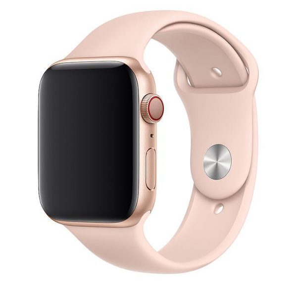 bledo rozova pink sand silikonova kaishka apple watch