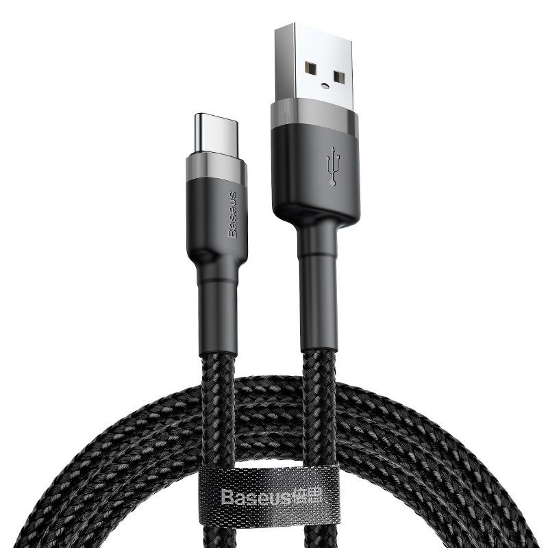 eng_pl_Baseus-Cafule-cable-USB-C-3A-1m-Gray-Black-14483_1 Кабел USB към TYP-C Baseus CATKLF-BG1.