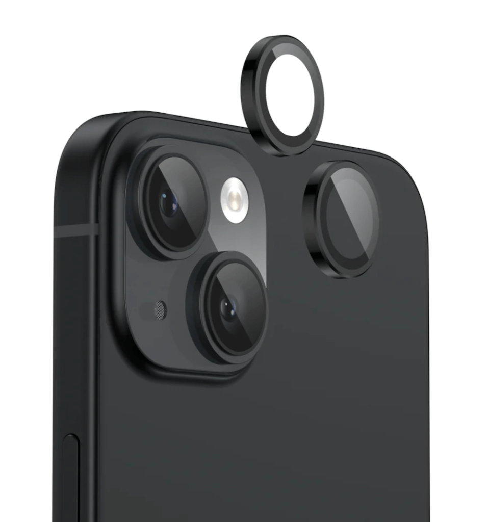 защитни лещи за камери на iphone 15 черни
