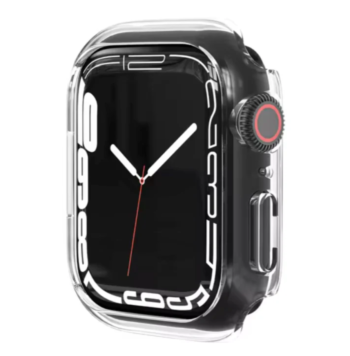 прозрачен силиконов кейс за apple watch 10