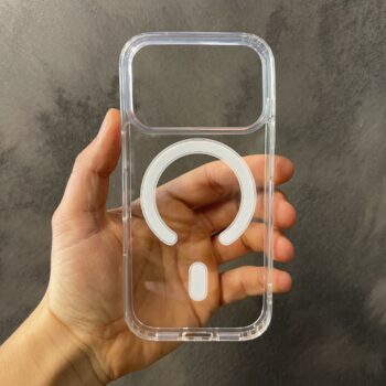 прозрачен кейс с magsafe за iphone 17 pro