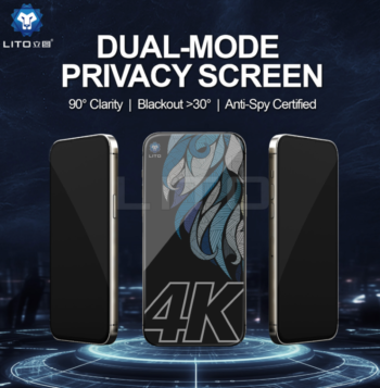 Privacy (Anti-Spy) стъклен протектор LITO за iPhone 18 и iPhone 18 Pro 18 pro max