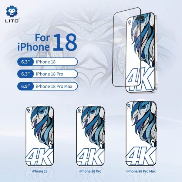 Стъклен протектор за iPhone 18, 18 Pro и 18 Pro Max